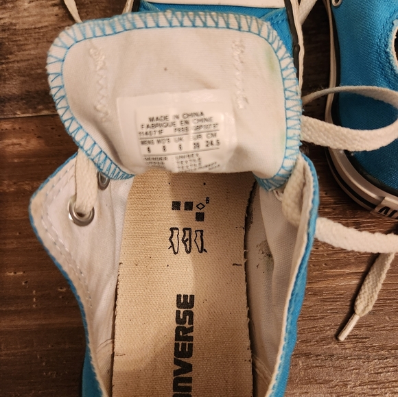 Chuck Taylor turquoise Converse Size W8/M6 - Picture 7 of 8